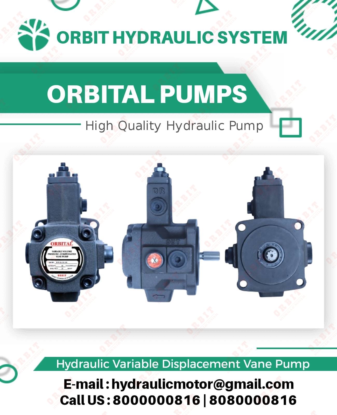PVF-30-55-11S Anson Hydraulic Variable Vane Pump